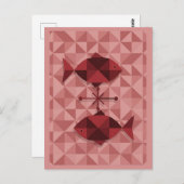 Pisces Zodiac Sign Briefkaart (Voorkant / Achterkant)