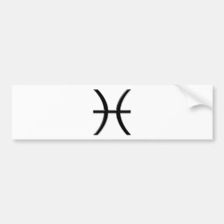 Pisces - Zodiac Sign Bumpersticker