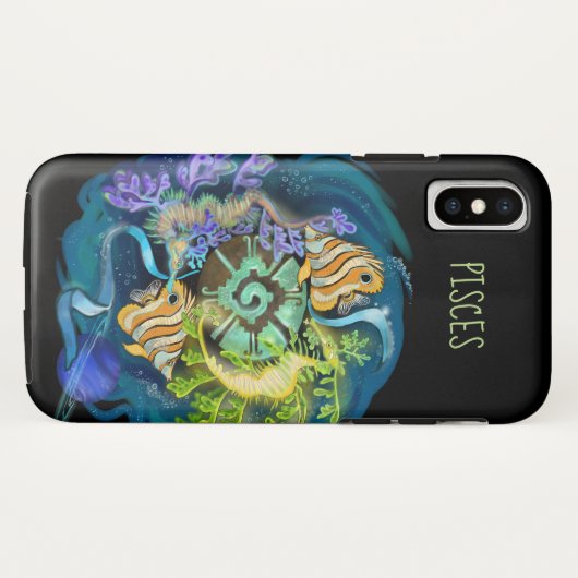 Pisces Zodiac Sign Case-Mate iPhone Case (Achterkant (horizontaal))