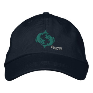 Pisces Zodiac Sign Embroidery 19 - 20 maart Geborduurde Pet