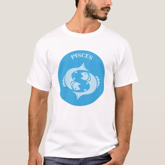 Pisces, Zodiac Sign, Horoscope, Astrology T-shirt (Voorkant)