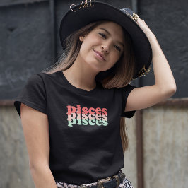 Pisces Zodiac Sign | Licht groene kleur T-shirt