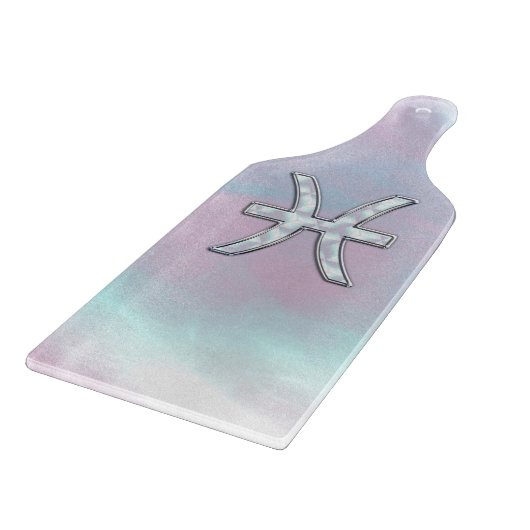 Pisces Zodiac Sign Moeder van Parelstijl Snijplank (Hoek)