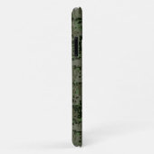 Pisces Zodiac Sign on Woodland Camouflage Case-Mate iPhone Case (Achterkant/rechts)