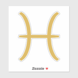 Pisces Zodiac Sign Sticker