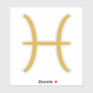 Pisces Zodiac Sign Sticker