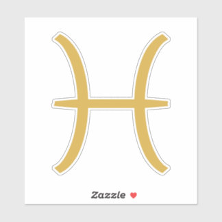 Pisces Zodiac Sign Sticker