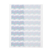 Pisces Zodiac Sign Stylish Moeder van Pearl Adreslabel Wikkel (Vel)