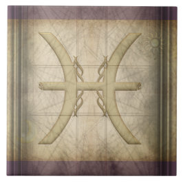 Pisces Zodiac Sign Tegeltje