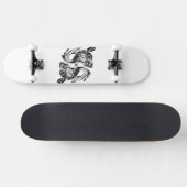 Pisces Zodiac Skateboard (Horizontaal)