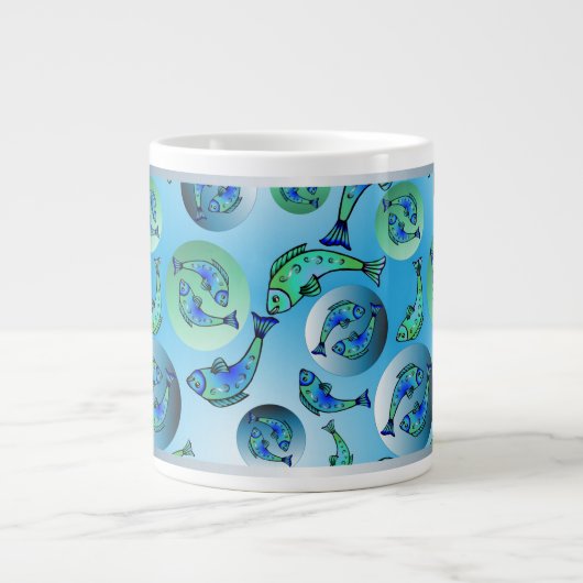 Pisces Zodiac Spécialité Mug (Devant)