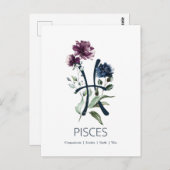 Pisces Zodiac Star Sign Briefkaart (Voorkant / Achterkant)