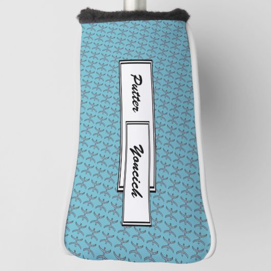 Pisces Zodiac Symbol Element van Kenneth Yoncich Golfheadcover (Draai 90)