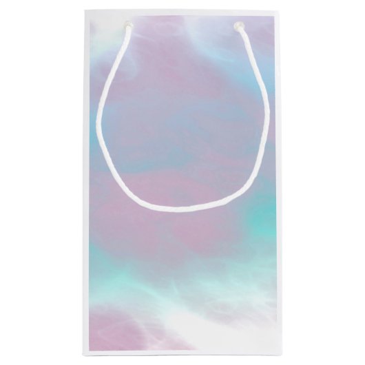 Pisces Zodiac Symbol Pastel Moeder van parelstijl Klein Cadeauzakje (Achterkant)