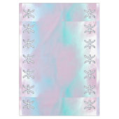 Pisces Zodiac Symbol Pastel Moeder van parelstijl Tafelkleed (Voorkant)