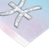 Pisces Zodiac Symbol Pastel Moeder van parelstijl Tafelkleed (Gekanteld)