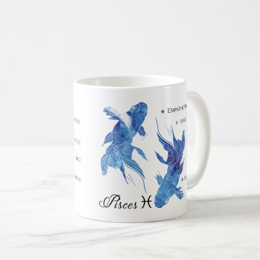 Pisces Zodiac Traits Mok (Voorkant rechts)