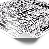 Pisces Zodiac Word Cloud Inspirational Photo  (Coin)