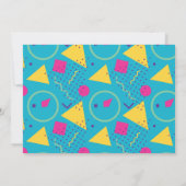 Piscine anniversaire photo invitation pour fille (Dos)