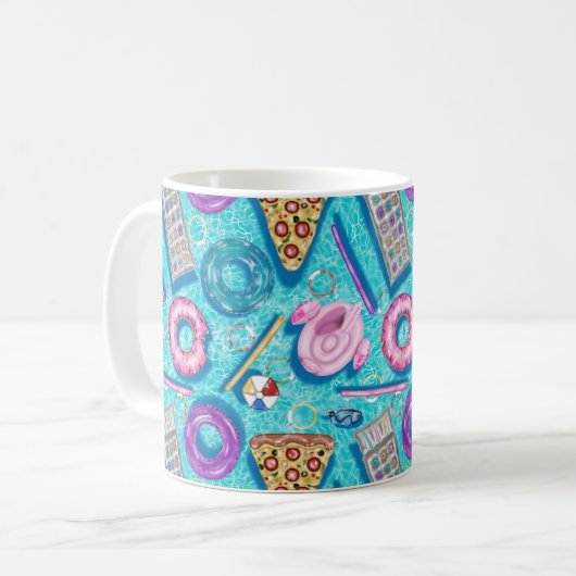 Piscine Café Mug (Devant gauche)