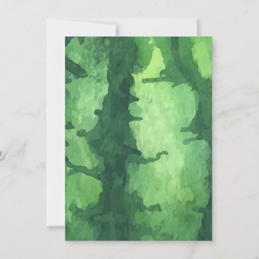 Piscine de pastèque Invitations d'anniversaire (Dos)