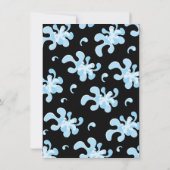 Piscine d'eau fêter les invitations d'anniversaire (Dos)