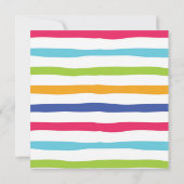 Piscine d'été Splish Splash Invitation d'anniversa (Dos)