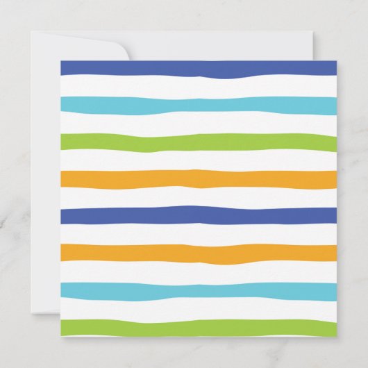 Piscine d'été Splish Splash Invitation d'anniversa (Dos)