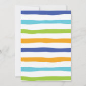 Piscine d'été Splish Splash Invitation d'anniversa (Dos)