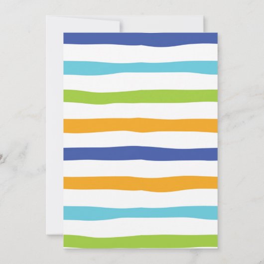 Piscine d'été Splish Splash Invitation d'anniversa (Dos)