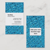 Piscine Entreprise Modèle Carte de visite (Devant / Derrière)