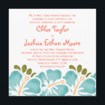 Piscine et Hibiscus de corail Invitations de maria<br><div class="desc">Piscine tropicale et à thème plage bleu hibiscus corail textos invitations mariage parfait pour un thème hawaïen ou mariage de destination. Oeuvre © Chrissy H. Studios,  LLC. Tous droits réservés. Les demandes de couleurs personnalisées sont les bienvenues.</div>