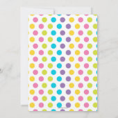 Piscine Fête Invitations Anniversaire Filles (Dos)