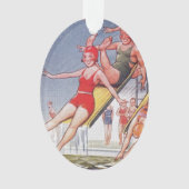 Piscine Fête Nage Vintage Été (devant)