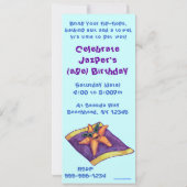 Piscine sous l'eau Piscine Party Petit Invitation (Dos)