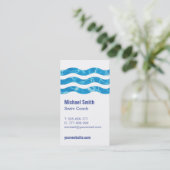 Piscine Vagues Carte de visite Coach (Debout devant)