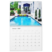 Piscines Cool - Calendrier d'art de 12 mois pour 2 (Jan 2027)