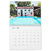 Piscines Cool - Calendrier d'art de 12 mois pour 2 (Mar 2027)