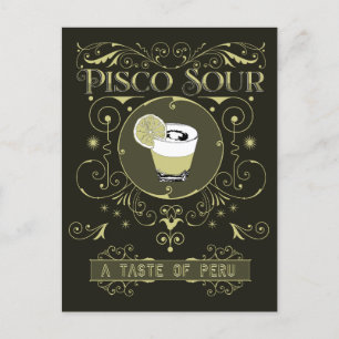 Pisco Sour Briefkaart