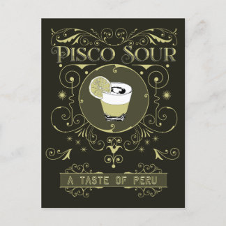 Pisco Sour Briefkaart