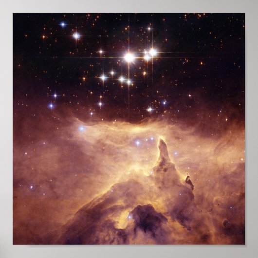 Pismis 24 en NGC 6357 Poster (Voorkant)