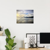 Pismo Beach California Dramatic Bold Sunset Foto Poster (Thuiskantoor)