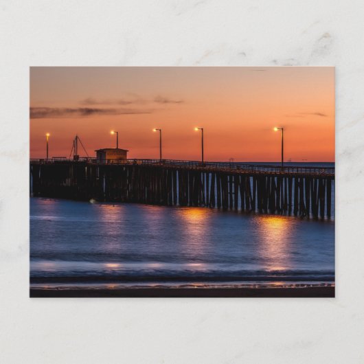 Pismo Beach California Pier Briefkaart (Voorkant)