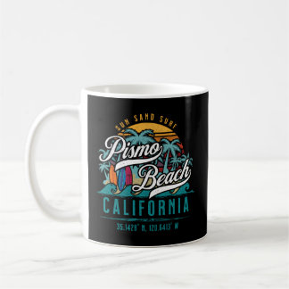 Pismo Beach California Sun Sand Surf Palmbomen Koffiemok