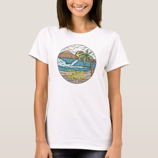 Pismo Beach California T-shirt (Voorkant)
