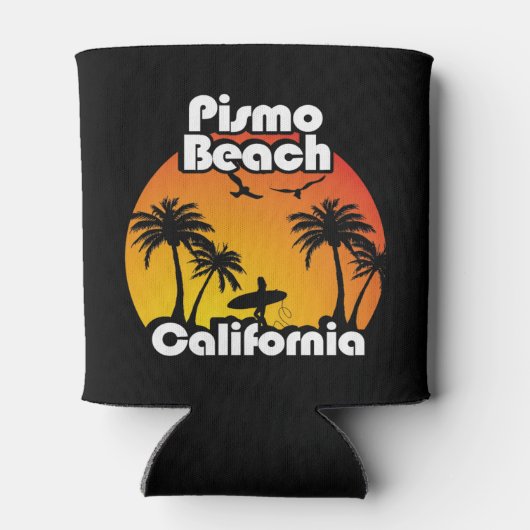 Pismo Beach Californië Blikjeskoeler (Achterkant)