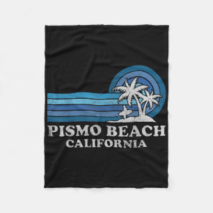 Pismo Beach Californië Familie Zomer Vakantie Vint Fleece Deken