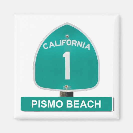 Pismo Beach, Californie Route 1 Magnet (Devant)