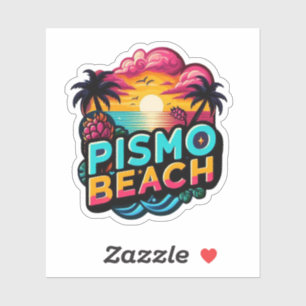 Pismo Beach, Californië, Verenigde Staten Sticker