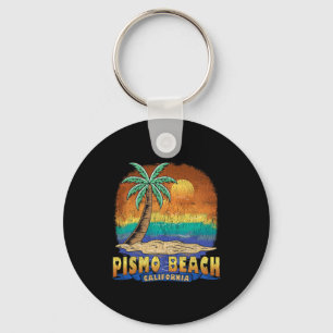Pismo Beach Californië Vintage noodlijdende souven Sleutelhanger